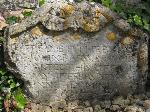 RASWAY headstone Small, ornate, Cotswold stone headstone