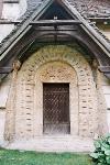 Norman doorway, St Swithin's Church, Quenington Norman doorway, St Swithin's Church, Quenington